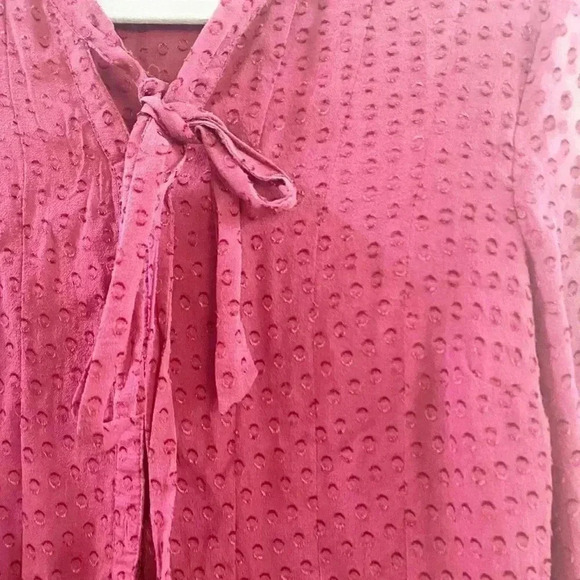 Anthropologie Swiss dot silk blouse - Picture 2 of 5